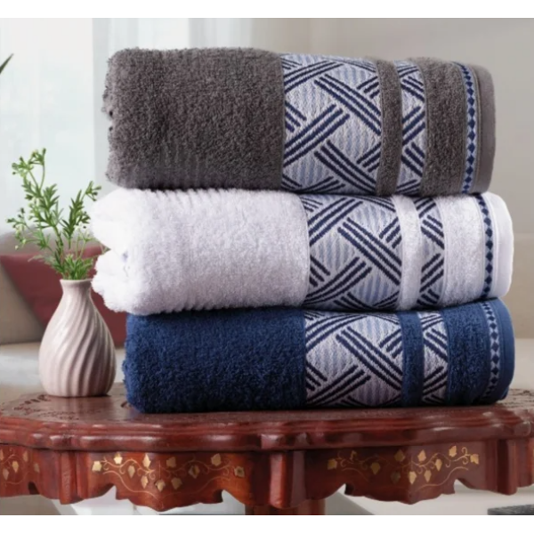 Toalha de Rosto Jacquard 330g/m² - Bali  - 100% Algodão