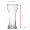 Copo de Cristal para Cerveja com Logo Russin River 480ml - Image 2