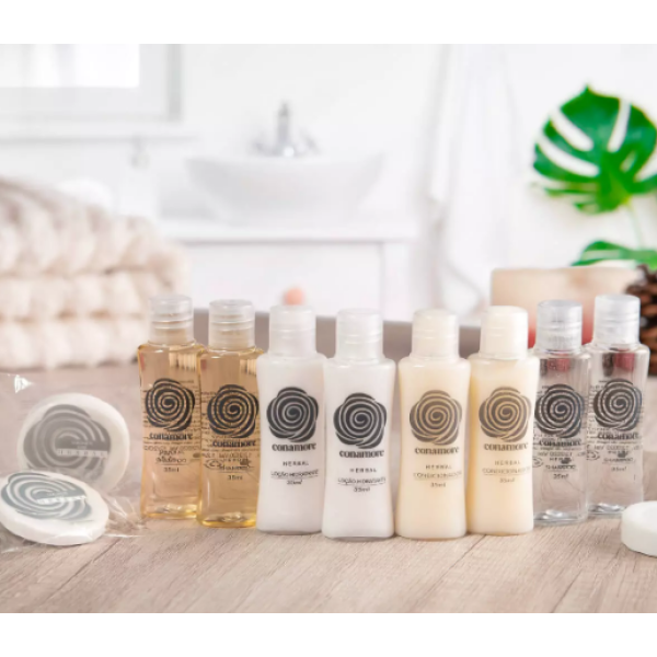 Loção Hidratante de 35ml  Linha Herbal Amenities Conamore 10 Unds - Image 3