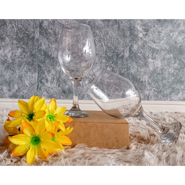 Kit Presente: Contém 2 Taças de Vidro One Bordeaux Para Vinho 600ml + 1 Garrafa Vinho - Image 3