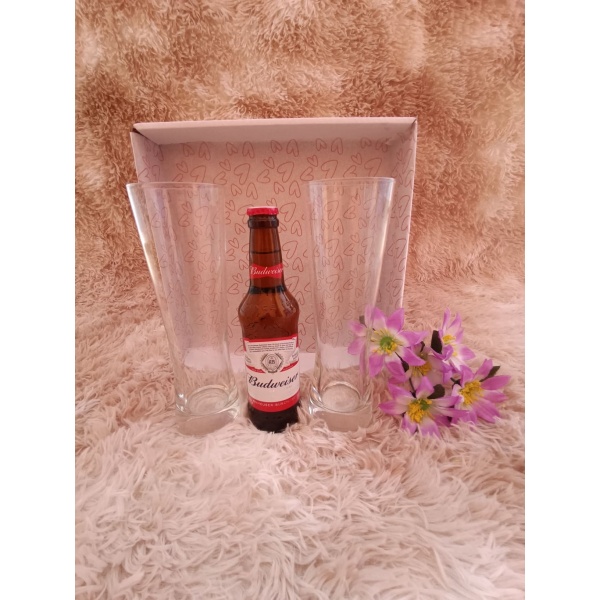 Kit Presente: Contém 2 Copos de Vidro Weiss Polite Grande para Cerveja 685ml + 1 Cerveja Long Neck - Image 2