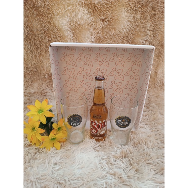 Kit Presente: Contém 2 Copos de Vidro para Cerveja 590ml + 1 Cerveja 355ml - Image 3