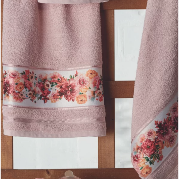 Toalha de Rosto Felpuda Estampada Dianneli 310g/m² - Sensação – 100% Algodão - Image 2