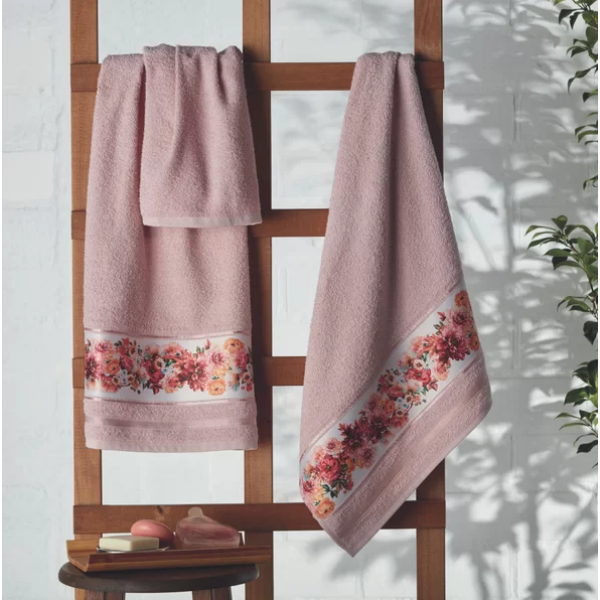 Toalha de Rosto Felpuda Estampada Dianneli 310g/m² - Sensação – 100% Algodão - Image 3