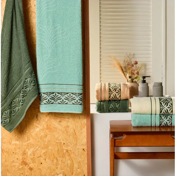 Toalha de Rosto Jacquard Dianneli 340g/m²  Sintra - 100% Algodão - Image 3