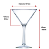 1 Taça de Vidro Martini para Drink 225ml - Image 2