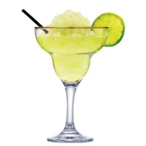 Taça de Vidro com Filete de Ouro Margarita para Drink 300ml