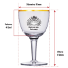 Jogo de Taças de Cristal Filete de Ouro para Cerveja  415ml - 2 unidades - Image 4