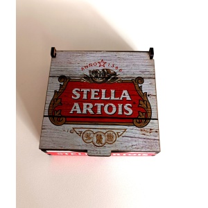 Jogo Porta Copos em MDF Stella Artois | 06 Unidades