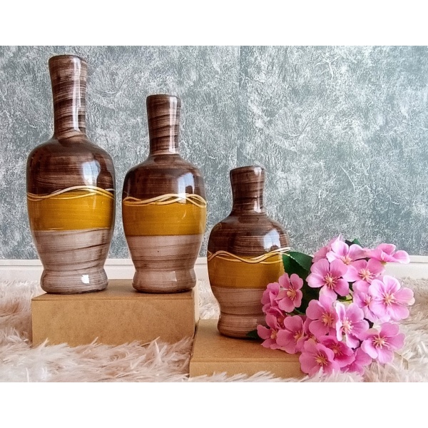Trio de Vaso Médio Cerâmica - Image 2