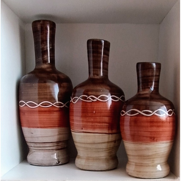 Trio de Vaso Médio Cerâmica - Image 4