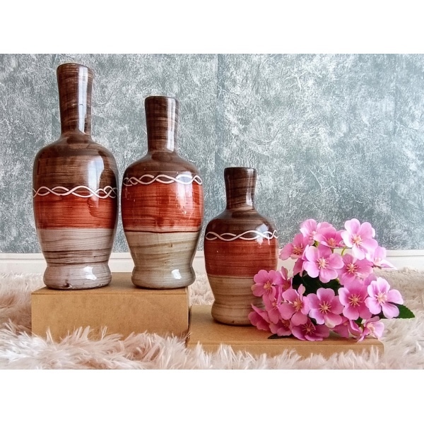 Trio de Vaso Médio Cerâmica - Image 5