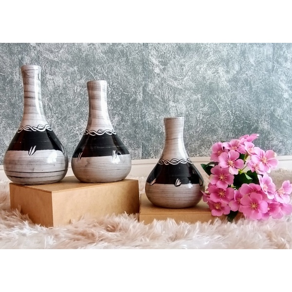 Trio de Vaso Médio Cerâmica - Image 6