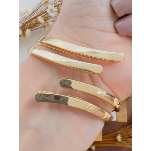 Bracelete Bijuteria Dourado