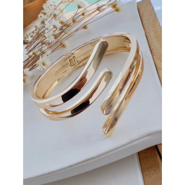 Bracelete Bijuteria Dourado - Image 2