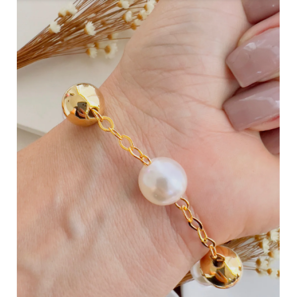Pulseira Folheada a Ouro
