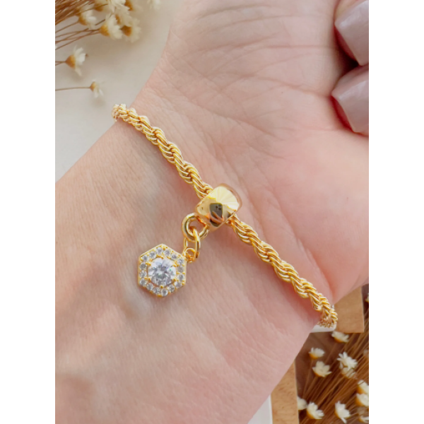 Pulseira Folheada a Ouro